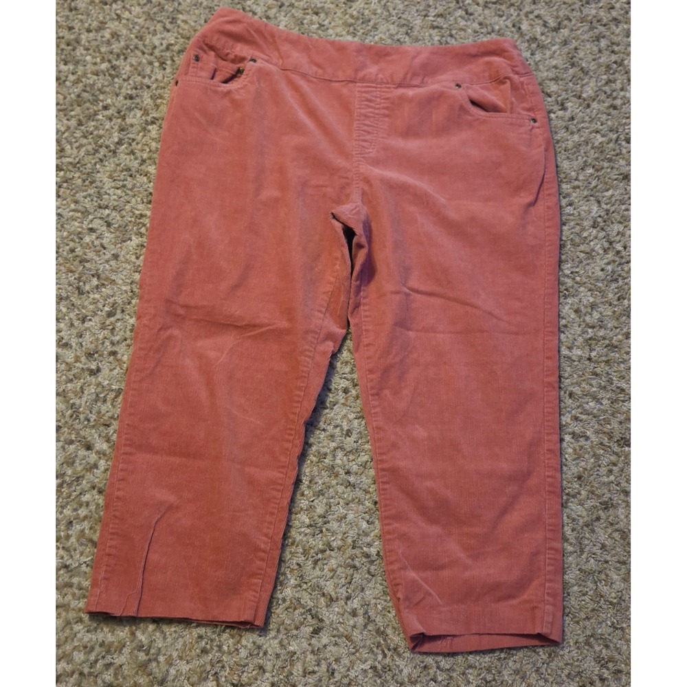 Blair Corduroy Capri Pants Women's‎ Size 14P Pink